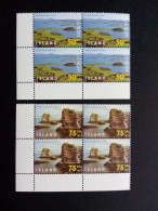 ISLAND MI-NR. 913-914 POSTFRISCH(MINT) 4er BLOCK EUROPA 1999 NATUR- Und NATIONALPARKS - 1999