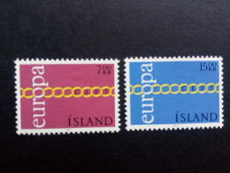 ISLAND MI-NR. 451-452 POSTFRISCH(MINT) EUROPA 1971 KETTE - 1971