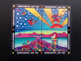 UNO WIEN MI-NR. 129-132 POSTFRISCH(MINT) UMWELTGIPFEL UNCED 1992 PETER MAX - Modern