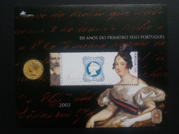 PORTUGAL BLOCK 191 POSTFRISCH(MINT) 150 JAHRE PORTUGIESISCHE BRIEFMARKE 2000 - Blocks & Kleinbögen