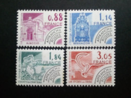 FRANKREICH MI-NR. 2241-2244 POSTFRISCH(MINT) BAUWERKE 1981 UHR KAPELLE BURGRUINE GROTTE - 1964-1988