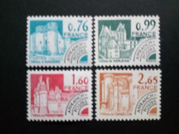 FRANKREICH MI-NR. 2187-2190 POSTFRISCH(MINT) BAUWERKE 1980 SCHLOSS - 1964-1988