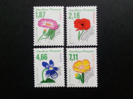 FRANKREICH MI-NR. 3312-3315 POSTFRISCH(MINT) BLÜTEN 1998 VEILCHEN - 1989-2008