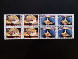 JUGOSLAWIEN MI-NR. 2156-2157 GESTEMPELT(USED) 4er BLOCK EUROPA 1986 NATUR- Und UMWELTSCHUTZ - 1986