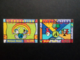 UNO GENF Mi-Nr. 382-383 POSTFRISCH(MINT) EDUCATION ROMERO BRITTO 1999 - Modern