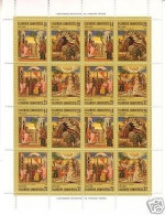 GRIECHENLAND MI-NR. 1571-1574 POSTFRISCH KLEINBOGEN WEIHNACHTEN 1984 - Blocs-feuillets