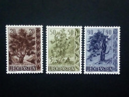 LIECHTENSTEIN MI-NR. 371-373 POSTFRISCH(MINT) HEIMATLICHE BÄUME UND STRÄUCHER (II) EIBE - Nuovi