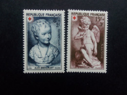 FRANKREICH MI-NR. 894-895 * MIT FALZ ROTES KREUZ 1950 - Unused Stamps