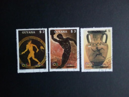 GUYANA MI-NR. 2061-2063 GESTEMPELT(USED) SOMMEROLYMPIADE SEOUL 1988 DISKUSWERFER - Estate 1988: Seul