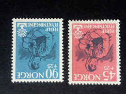 NORWEGEN Mi-Nr. 442-443 POSTFRISCH(MINT) WELTFLÜCHTLINGSJAHR 1959/60 - Neufs