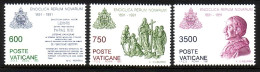 VATIKAN MI-NR. 1035-1037 POSTFRISCH(MINT) 100 JAHRE ENZYKLIKA Rerum Novarum 1991 - Neufs