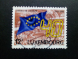 LUXEMBOURG MI-NR. 1222 GESTEMPELT(USED) MITLÄUFER 1989 - 40 JAHRE EUROPARAT - Idee Europee