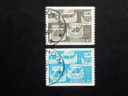 SCHWEDEN MI-NR. 629-630 A GESTEMPELT(USED) NORDEN 1969 SEGELBOOTE - Idee Europee