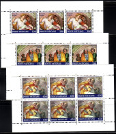 VATIKAN H-BLATT 2-4 POSTFRISCH(MINT) RESTAURIERUNG DER SIXTINISCHEN KAPELLE 1991 MICHELANGELO - Neufs