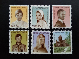 LUXEMBOURG MI-NR. 759-764 POSTFRISCH(MINT) CARITAS 1967 PRINZEN SCHLOSS BERG - Neufs