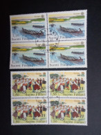 FINNLAND MI-NR. 881-882 GESTEMPELT(USED) 4er BLOCK EUROPA 1981 FOLKLORE KIRCHENRUDERN - 1981