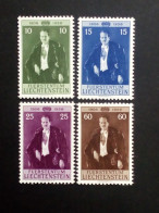 LIECHTENSTEIN MI-NR. 348-351 POSTFRISCH(MINT) 90.GEBURTSTAG VON FÜRST FRANZ JOSEF II 1956 - Nuovi