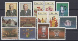 South Africa Collection MNH Flowers Architecture Politicians ZAYIX 0224S0139 - Otros & Sin Clasificación
