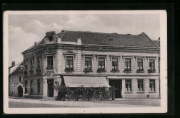 AK Herzogenburg, Gasthof Zum Schwarzen Adler Von Franz Pröglhöf Am Rathausplatz  - Otros & Sin Clasificación