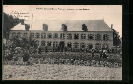 CPA Crocq, Ècole Pratique De`Agriculture Des Granges  - Crocq