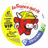 LA VACHE QUI RIT FROMAGE -ETIQUETTE TOUR DE FRANCE 2024, A GAGNER VOTRE EXPERIENCE VIP, VOIR LE SCANNER - Cheese