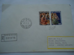 VATICAN  REGISTERED  COVER 1975 DELLA DONNA - Sonstige & Ohne Zuordnung