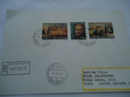 VATICAN  REGISTERED  COVER  1975  S PAULUS A CRUCE - Sonstige & Ohne Zuordnung