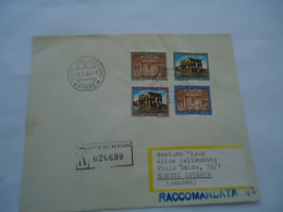 VATICAN  REGISTERED  COVER  1964   MOMUMENTS TUTANDIS - Sonstige & Ohne Zuordnung