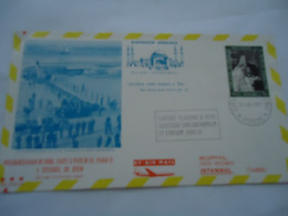 VATICAN    COVER FDC  1966 POPES VISIT TURKEY ISTANBUL - Sonstige & Ohne Zuordnung