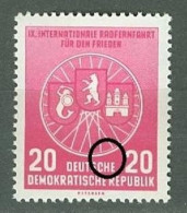 DDR Michel 522 * * TB Avec Grand Trait Traversant Roue Et Le H De Deutsch - Abarten Und Kuriositäten