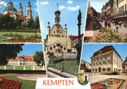 72581964 Kempten Allgaeu Kirche Rathaus Dorfpartie Schloss Kempten (Allgaeu) - Kempten