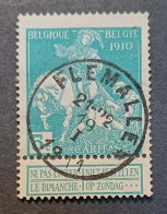 COB 90 / OBLITÉRATION FLEMALLE - 1910-1911 Caritas