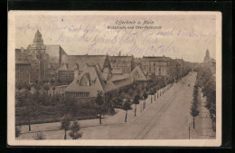 AK Offenbach A. M., Waldstrasse Und Ober-Realschule Aus Der Vogelschau  - Offenbach