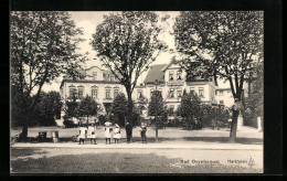 AK Bad Oeynhausen, Marktplatz Und Hotel Deutsches Heim  - Bad Oeynhausen