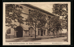 AK Düsseldorf, Allgemeine Krankenanstalten, Schwesternheim I Mit Strasse  - Duesseldorf