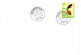 LUXEMBOURG MI-NR. 1247 Brief Mit Ersttagsstempel KÄFER - Storia Postale