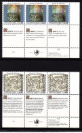 UNO GENF MI-NR. 192-193 POSTFRISCH(MINT) 3er BLOCK RECHTS UNTEN MENSCHENRECHTE (II) 1990 Van GOGH, ALBRECHT DÜRER - Ungebraucht