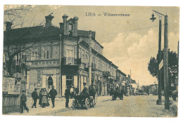 BL 15 - 19594 LIDA, Street Stores, Belarus - Old Postcard, CENSOR - Used - 1916 - Weißrussland