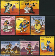 Dominica 1991 Philanippon 8v, Mint NH, Art - Disney - Disney