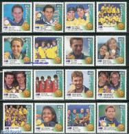 Australia 2000 Olympic Winners 16v, Mint NH, Sport - Cycling - Hockey - Olympic Games - Sailing - Shooting Sports - Sw.. - Ungebraucht