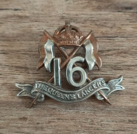 Insigne Original Du 16th/5th The Queen's Royal Lancers - 1939-45