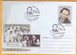 2018 Moldova Moldavie FDC M.Curageu (Curagau). Cinema. Theater. Artist. 75 Years. - Cinema