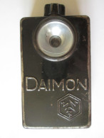 Daimon Lampe De Poche Vintage En Metal Vers 1950/Vintage Metal Flashlight Daimon 1950s - Ausrüstung