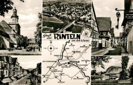 43489667 Rinteln Markt Weerbruecke Fliegeraufnahme Rinteln - Rinteln