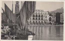 RIVA DEL GARDA-TRENTO-LAGO DI GARDA-HOTEL=SOLE=-CARTOLINA VERA FOTOGR. VIAGGIATA -28-5-1930 - Trento