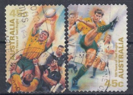 AUSTRALIA 1829-1830,used,hinged,rugby - Gebraucht