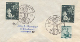 1953: Christkindl - Österreich Nach München - Brieven En Documenten