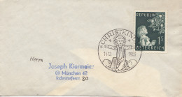 1955: Christkindl - Österreich Brief Nach München - Brieven En Documenten