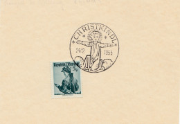 1953: Christkindl - Österreich Blanko Karte - Brieven En Documenten
