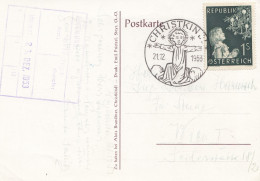 1953: Christkindl - Österreich Postkarte Nach Wien Fa. Stuag - Brieven En Documenten